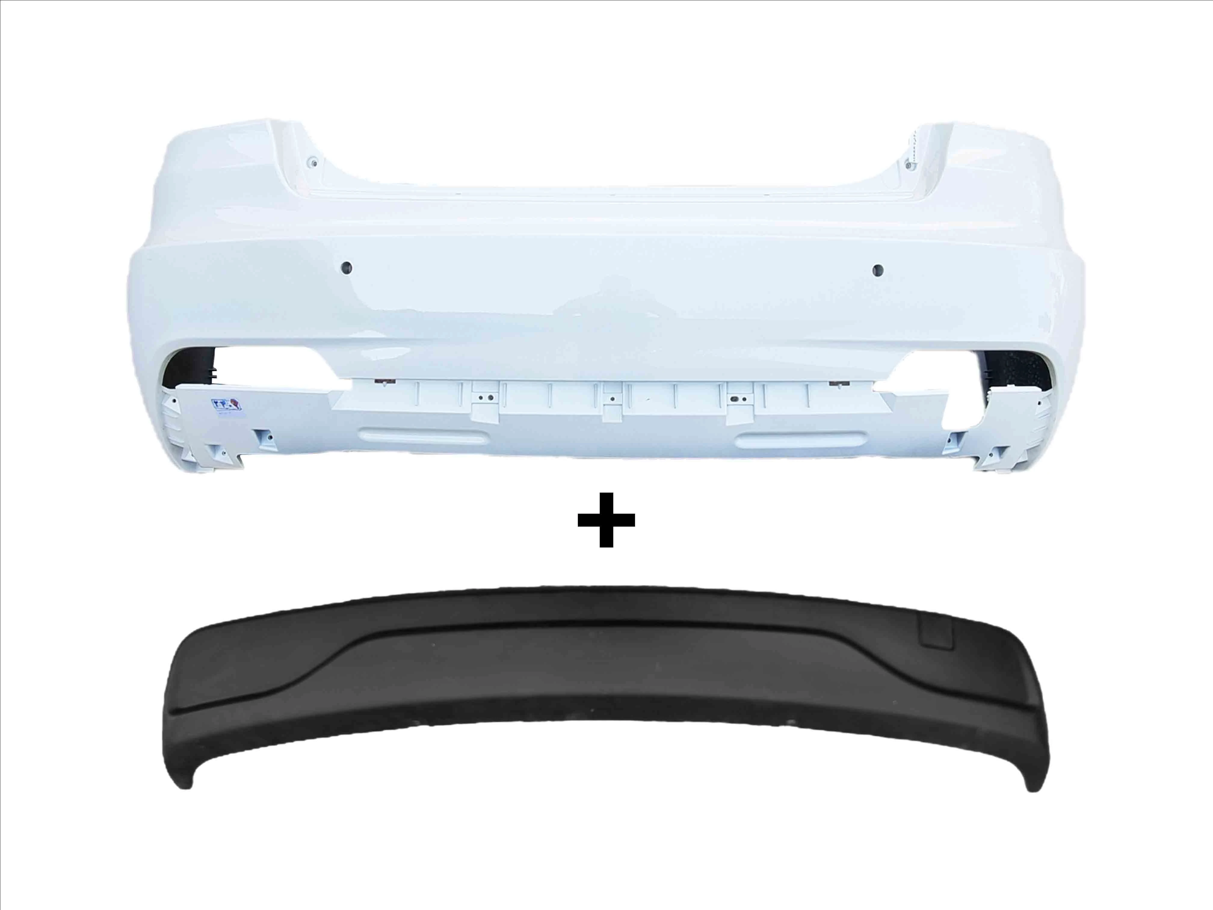 سپر عقب شاهین رنگی کامل پلاسکو کار سایپا