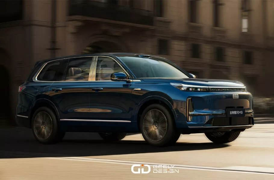 جیلی از شاسی بلند هیبریدی گلکسی M9 با برد 1500 کیلومتر رونمایی کرد | صحت بخش