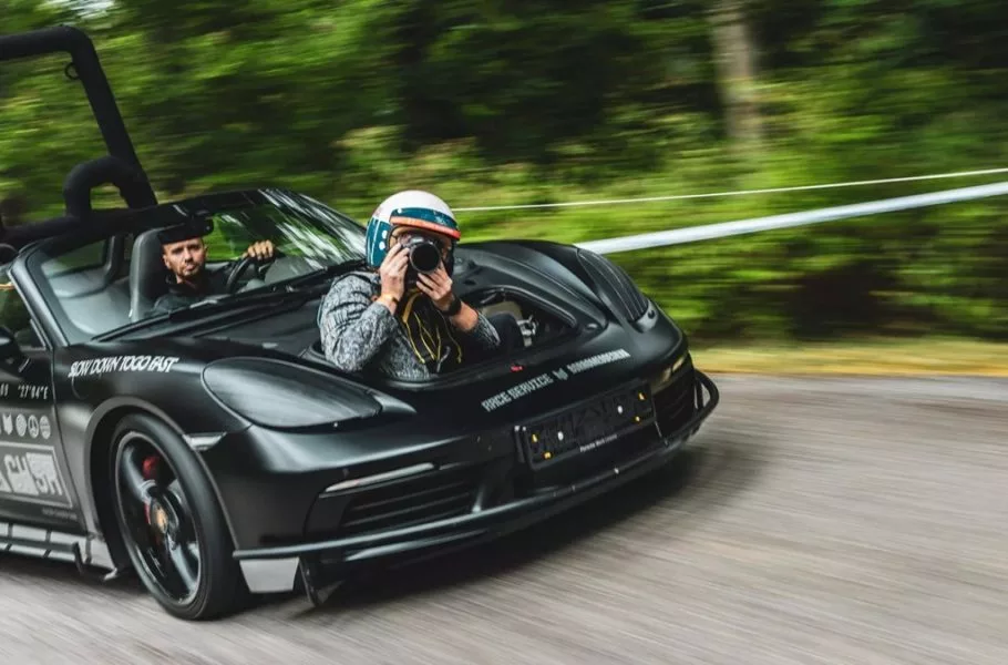 پورشه 718 باکستر S، خودرو مخصوص فیلم‌برداری خودروساز آلمانی است | صحت بخش